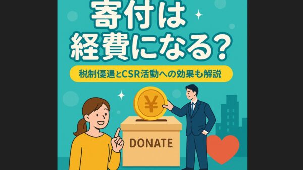 【法人向け】寄付は経費になる？税制優遇とCSR活動への効果も解説｜社会貢献を未来へつなごう